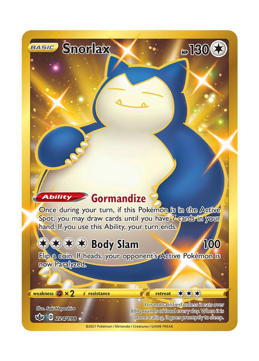Snorlax (224/198) - Chilling Reign