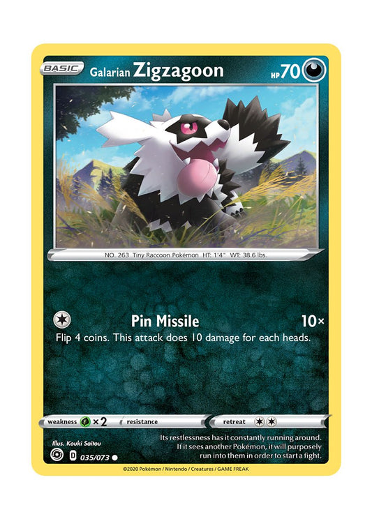 Galarian Zigzagoon (035/73) - Champion's Path