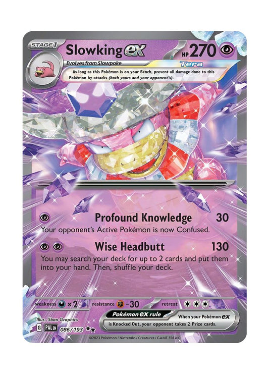 Slowking ex (86/193) - Paldea Evolved