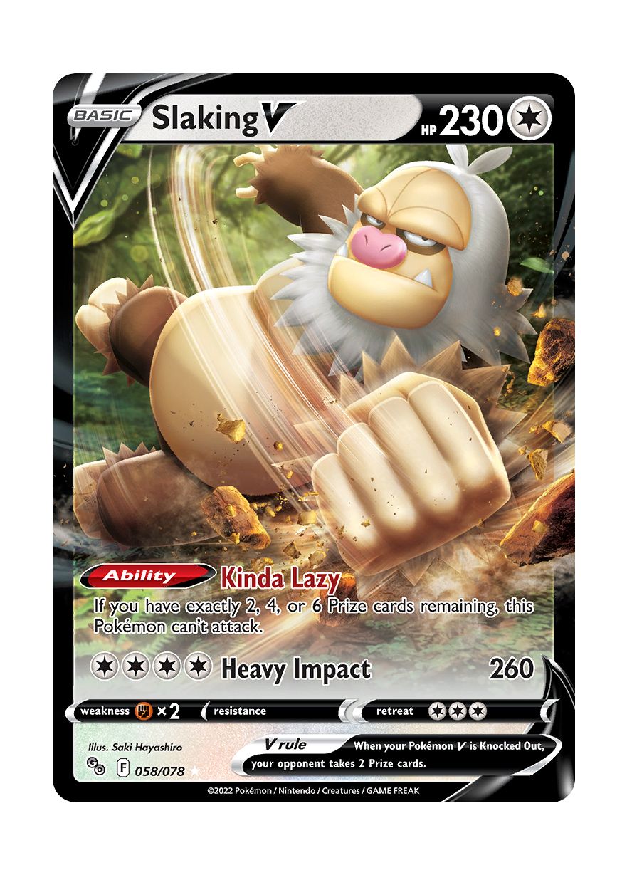 Slaking V (058/78) - Pokémon GO