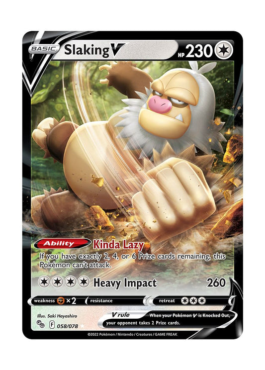Slaking V (058/78) - Pokémon GO