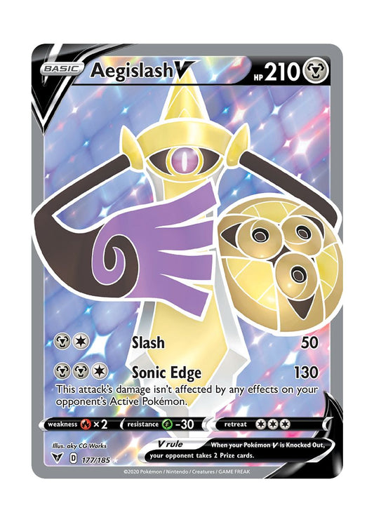 Aegislash V (177/185) - Vivid Voltage