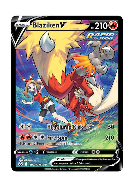 Blaziken V (TG14/30) - Silver Tempest Trainer Gallery