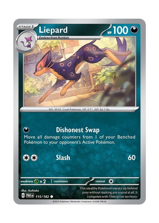 Liepard (115/182) - Paradox Rift