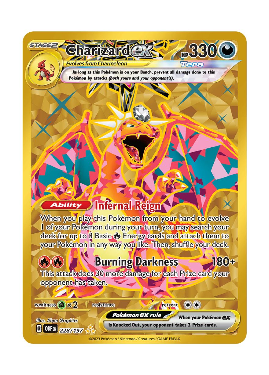 Charizard ex (228/197) - Obsidian Flames