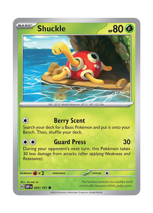 Shuckle (5/197) - Obsidian Flames