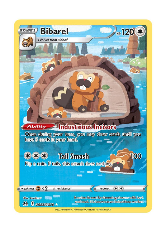 Bibarel (GG25/70) - Crown Zenith Galarian Gallery