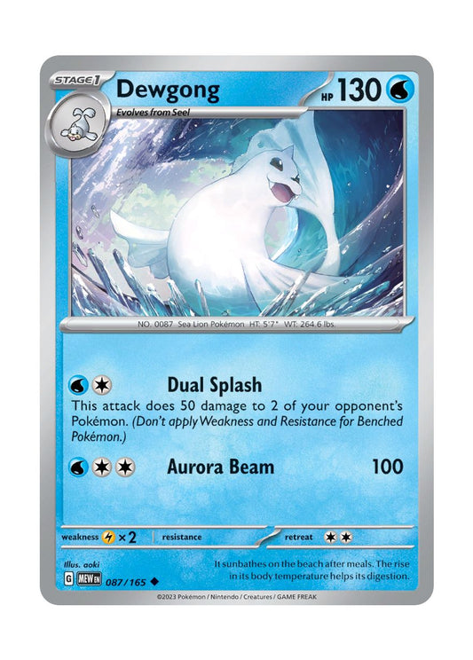 Dewgong (87/165) - 151