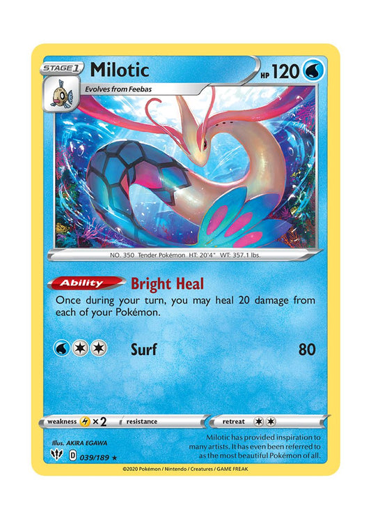 Milotic (039/189) - Darkness Ablaze