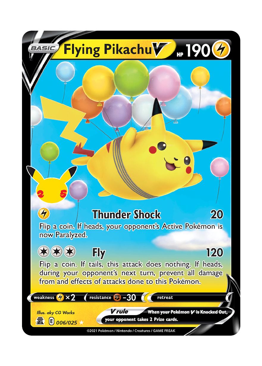 Flying Pikachu V (006/25) - Celebrations