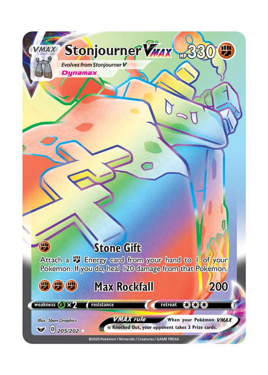 Stonjourner VMAX (205/202) - Sword & Shield