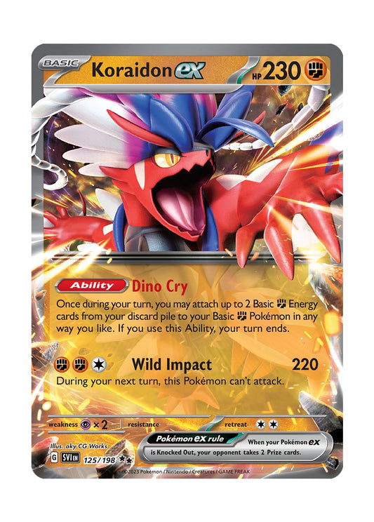 Koraidon ex (125/198) - Scarlet & Violet