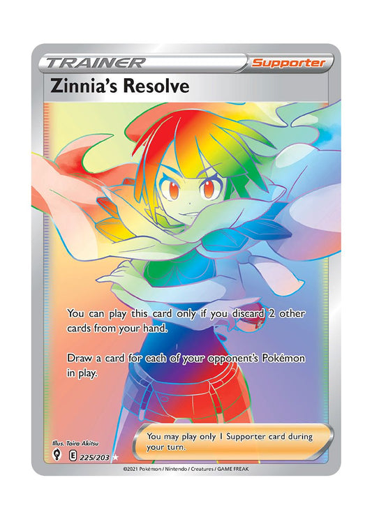 Zinnia's Resolve (225/203) - Evolving Skies