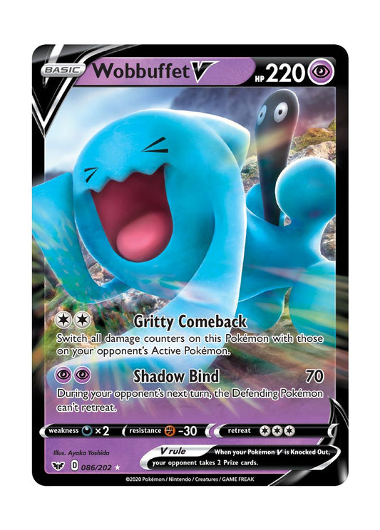 Wobbuffet V (086/202) - Sword & Shield