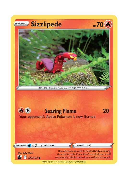 Sizzlipede (029/163) - Battle Styles