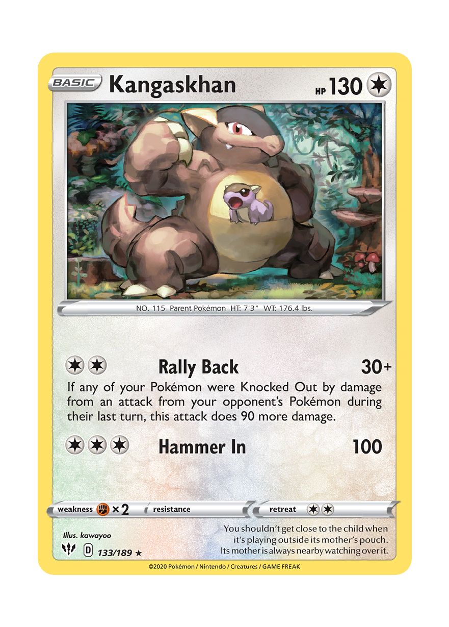 how much is a kangaskhan pokemon card worth Kangaskhan (133/189) – Torena