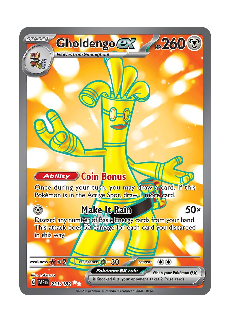 Gholdengo ex (231/182) - Paradox Rift