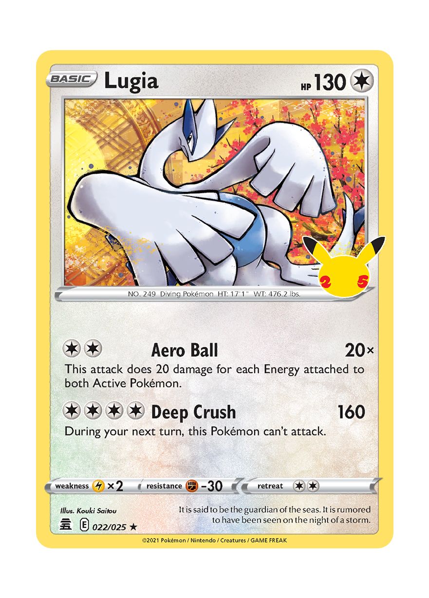 lugia shiny pokemon card Lugia (022/25) – Torena