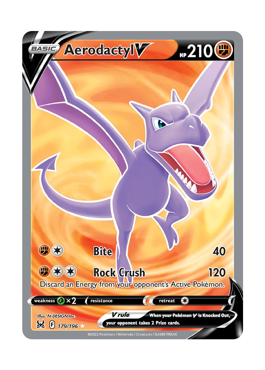 Aerodactyl V (179/196) - Lost Origin