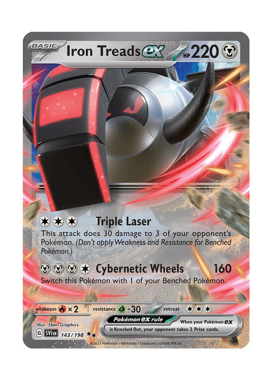 Iron Treads ex (143/198) - Scarlet & Violet