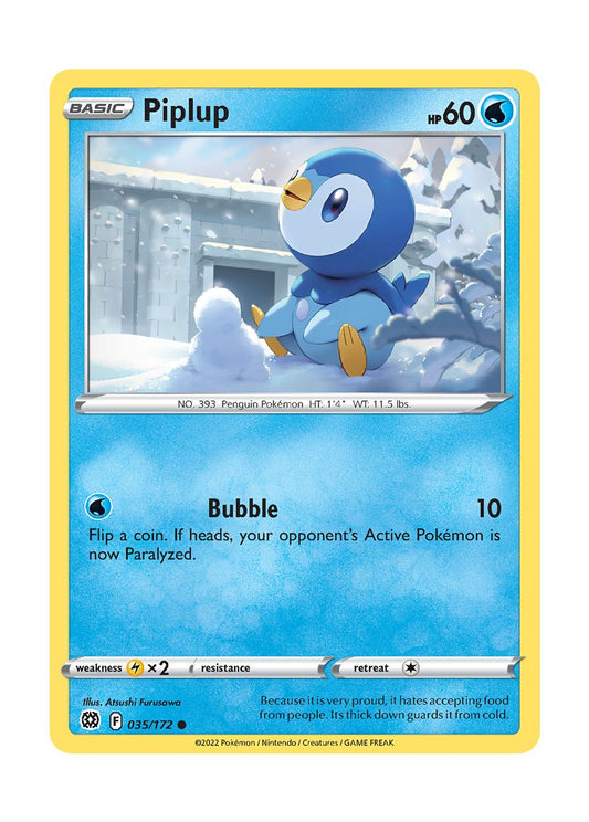 Piplup (035/172) - Brilliant Stars