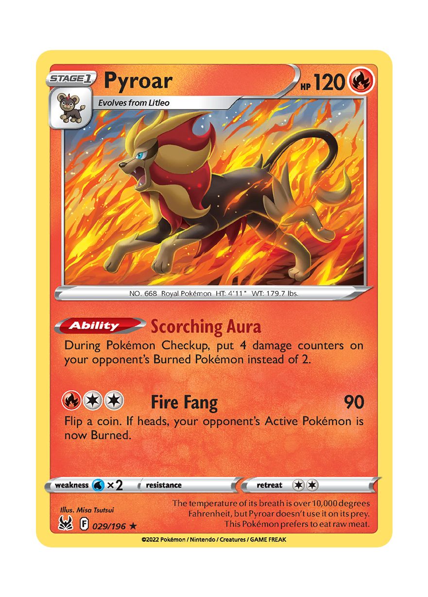 Pyroar (029/196) - Lost Origin
