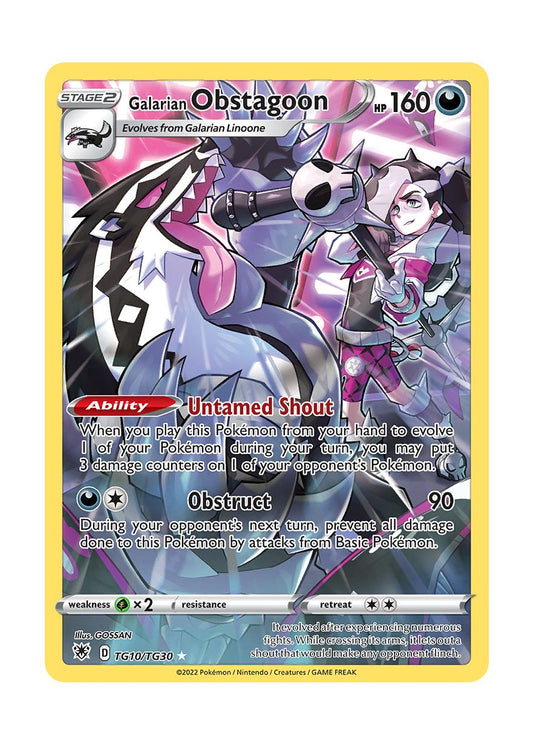 Galarian Obstagoon (TG10/30) - Astral Radiance Trainer Gallery