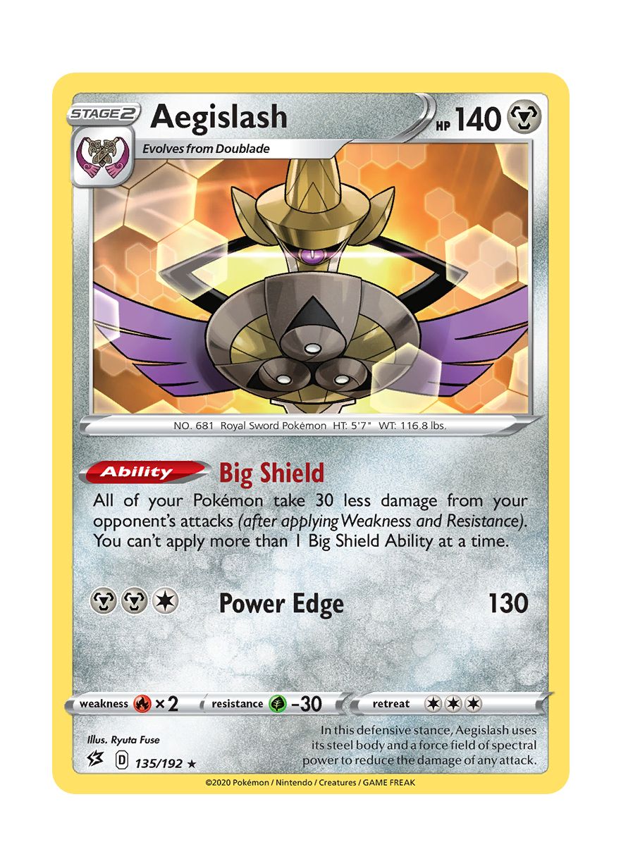 Aegislash (135/192) - Rebel Clash