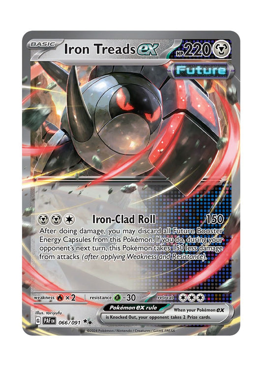 Iron Treads ex (066/91) - Paldean Fates