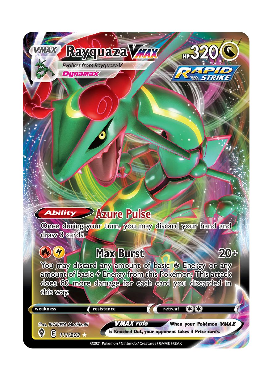 Rayquaza VMAX (111/203) - Evolving Skies