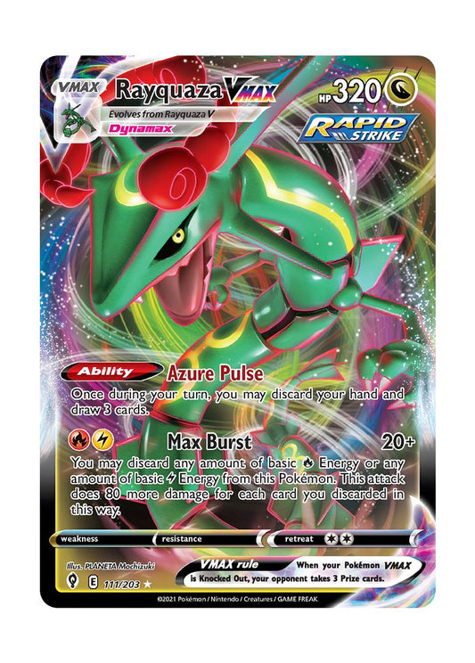 Rayquaza VMAX (111/203) - Evolving Skies