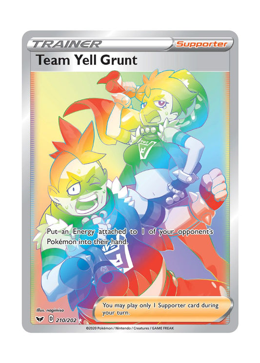 Team Yell Grunt (210/202) - Sword & Shield