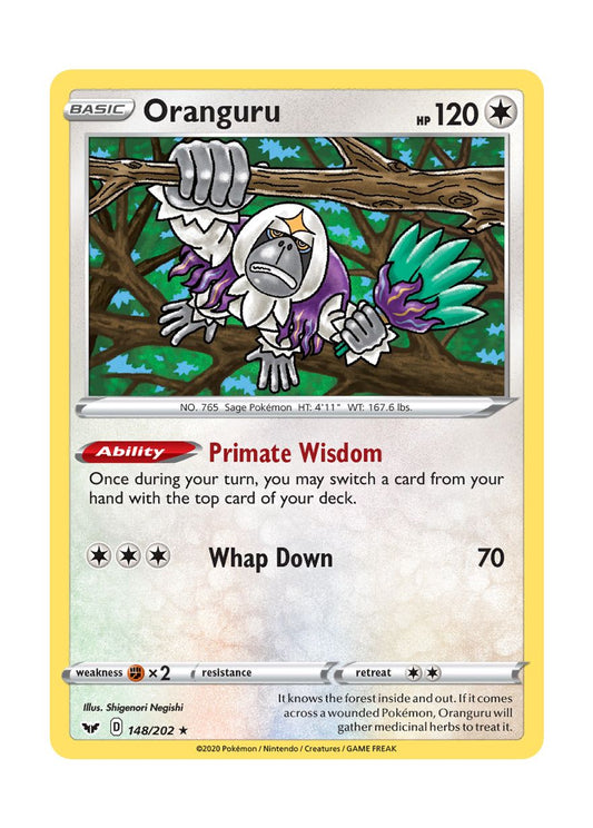 Oranguru (148/202) - Sword & Shield