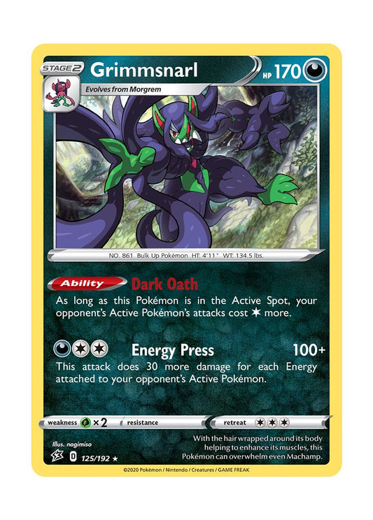 Grimmsnarl (125/192) - Rebel Clash