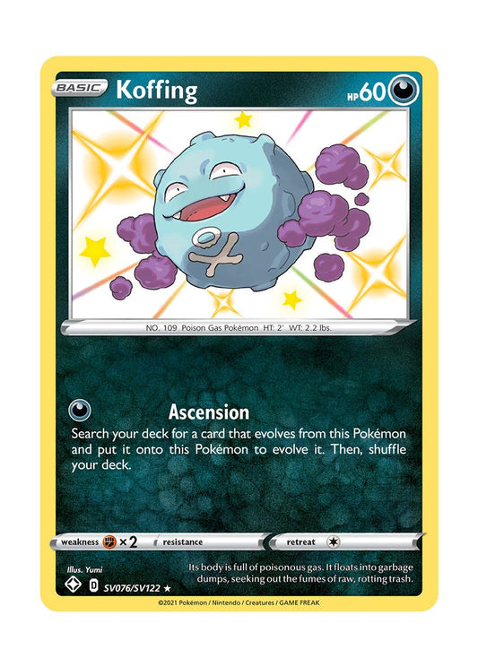 Koffing (SV076/122) - Shiny Vault