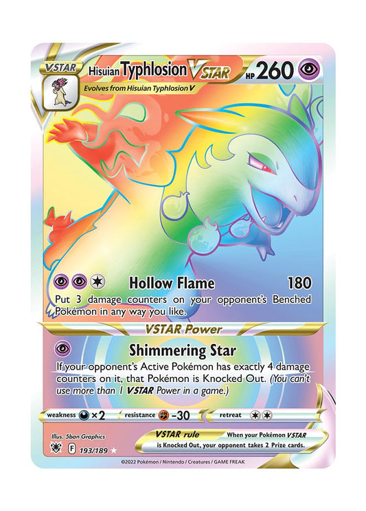 Hisuian Typhlosion VSTAR (193/189) - Astral Radiance