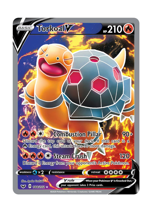 Torkoal V (188/202) - Sword & Shield