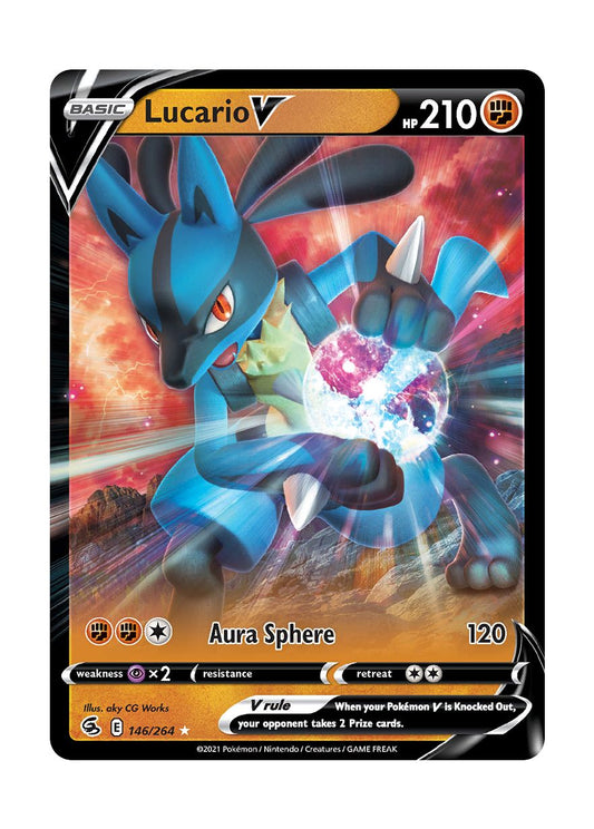 Lucario V (146/264) - Fusion Strike