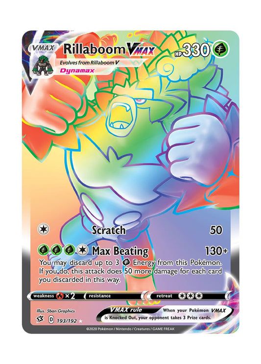 Rillaboom VMAX (193/192) - Rebel Clash