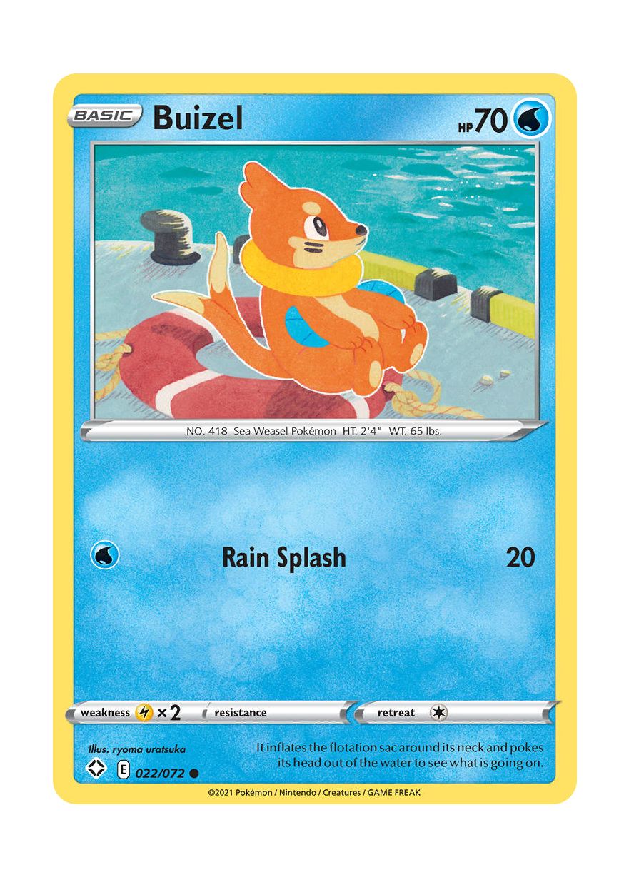 Buizel (022/72) - Shining Fates