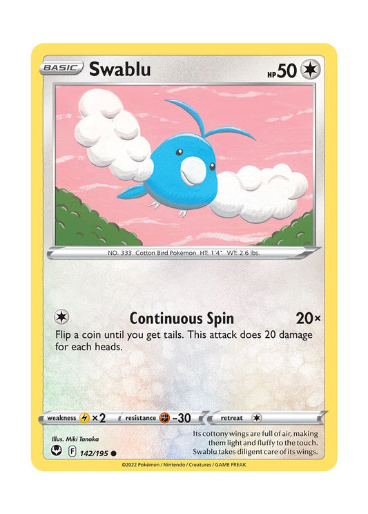 Swablu (142/195) - Silver Tempest
