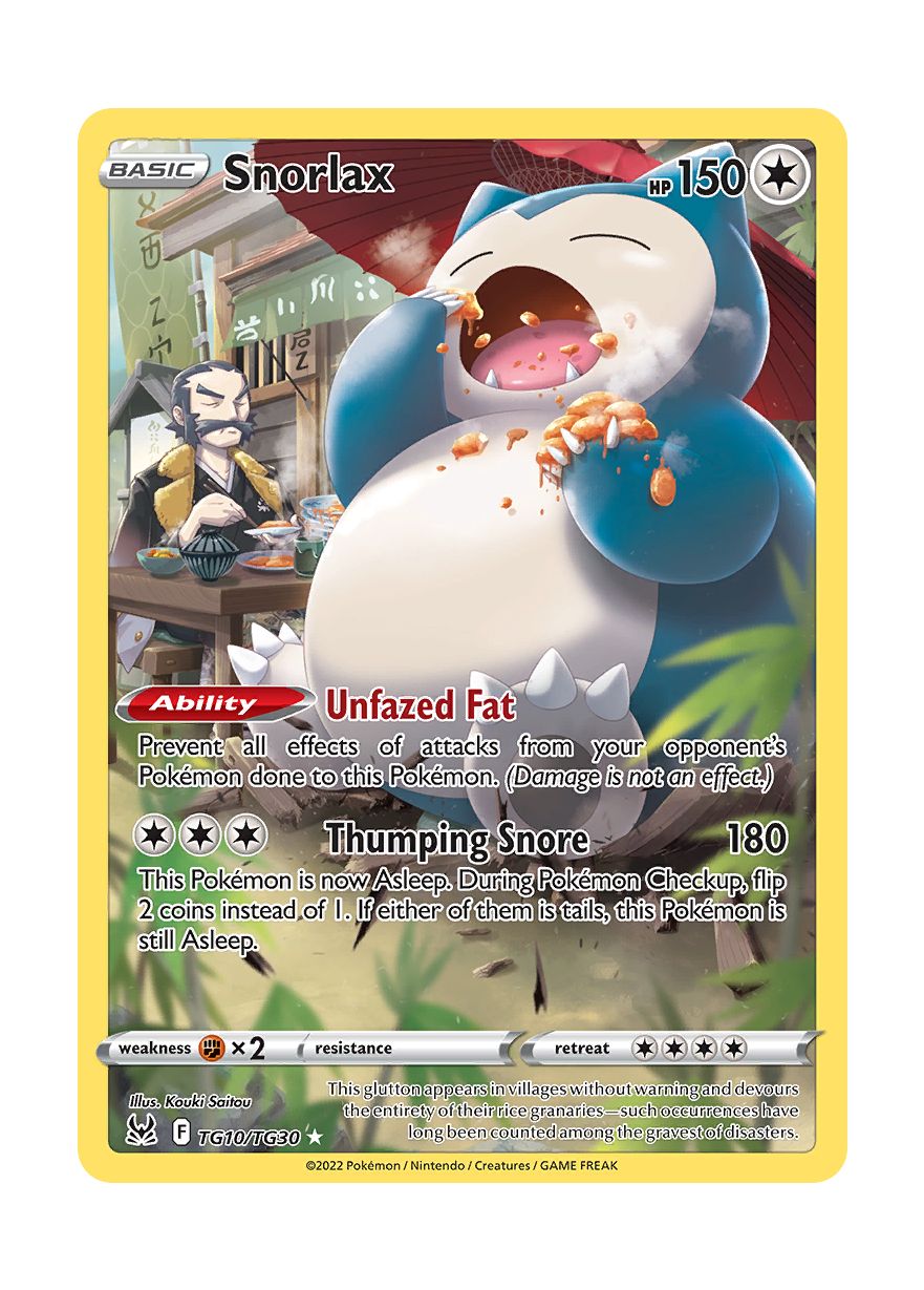 Snorlax (TG10/30) - Lost Origin Trainer Gallery