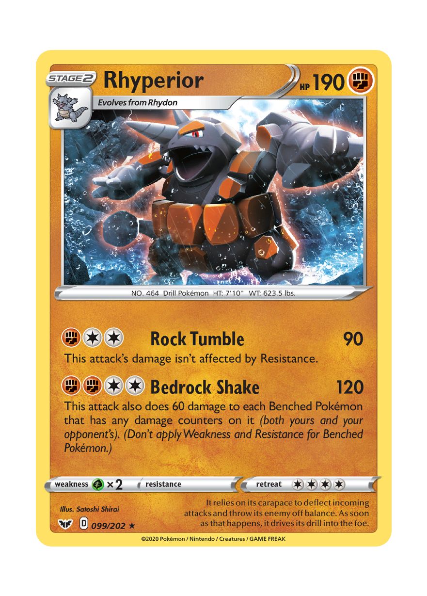 Rhyperior (099/202) - Sword & Shield