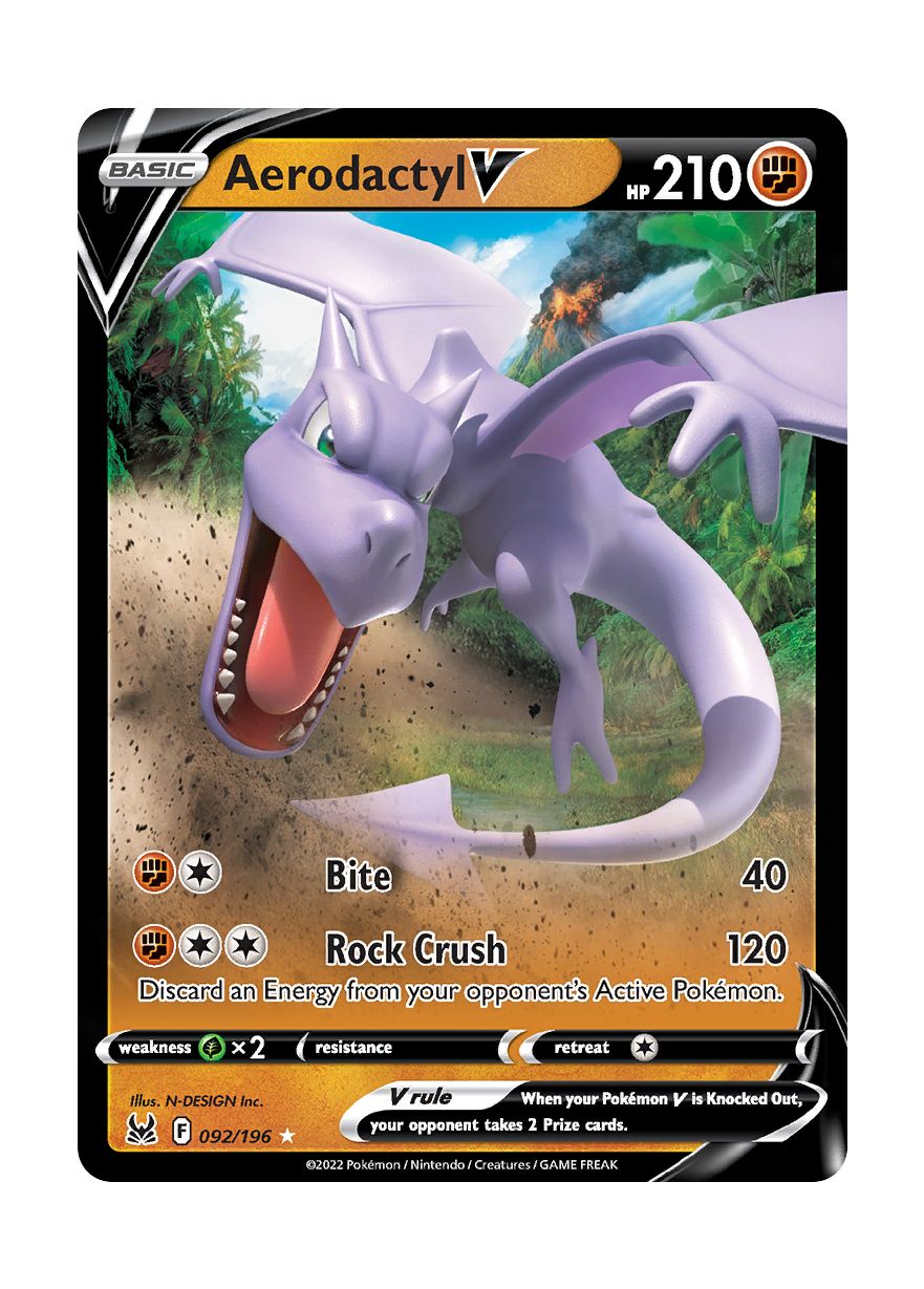 Aerodactyl V offers Pokémon Lost Orgins