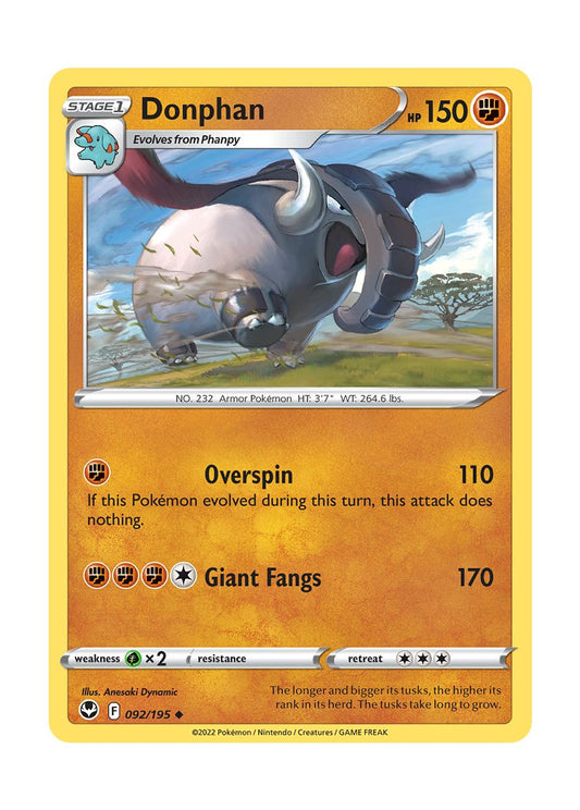 Donphan (092/195) - Silver Tempest
