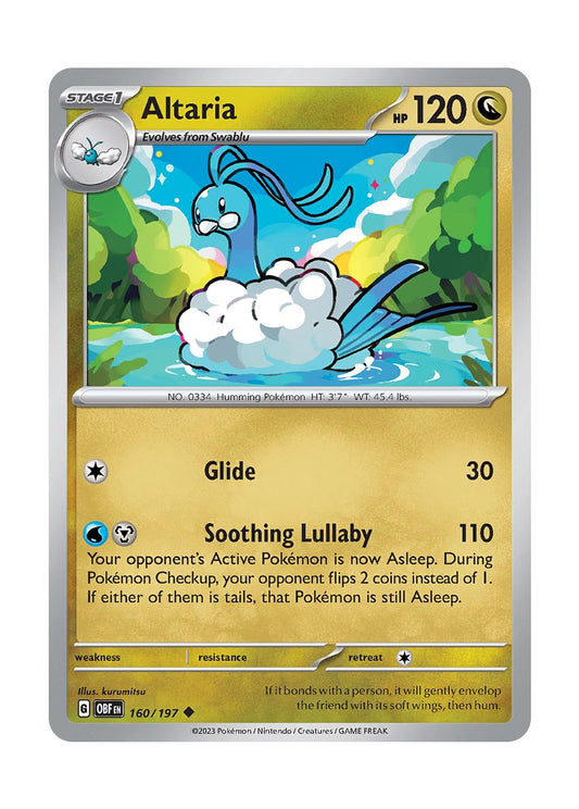 Altaria (160/197) - Obsidian Flames