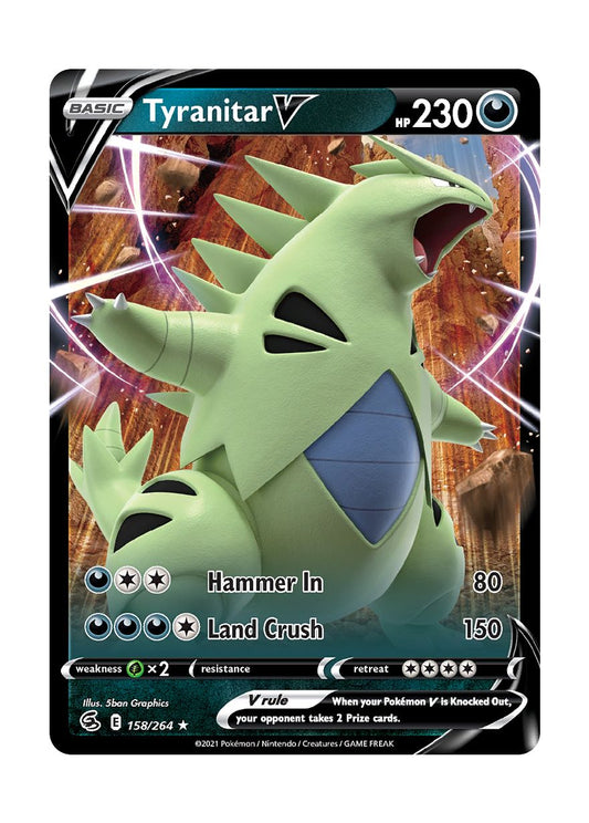 Tyranitar V (158/264) - Fusion Strike