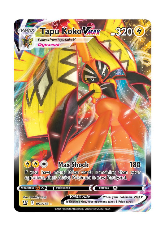 Tapu Koko VMAX (051/163) - Battle Styles