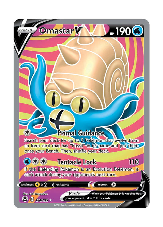 Omastar V (174/195) - Silver Tempest