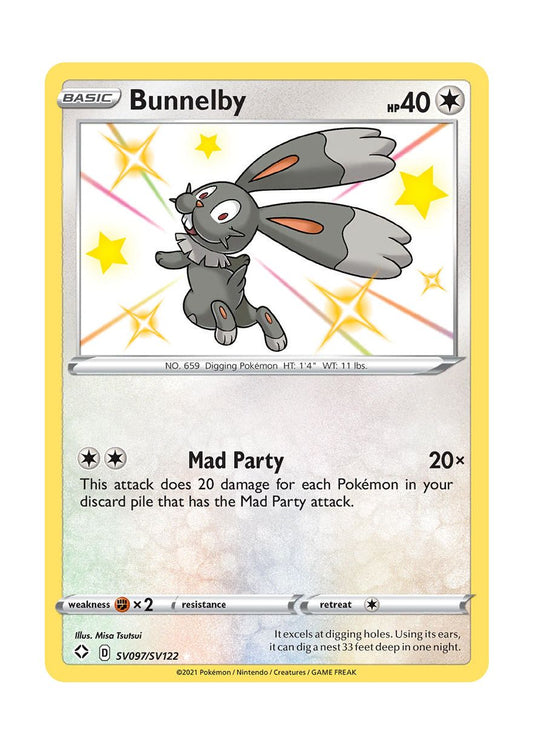 Bunnelby (SV097/122) - Shiny Vault